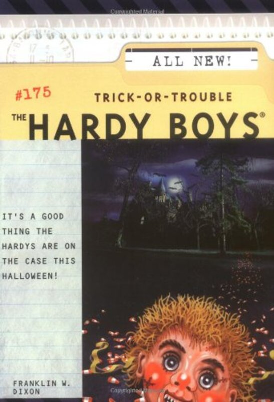 Book cover for "Trick-or-Trouble" by Franklin W Dixon