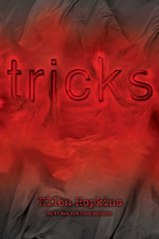 Book cover for "Tricks" by Ellen Hopkins