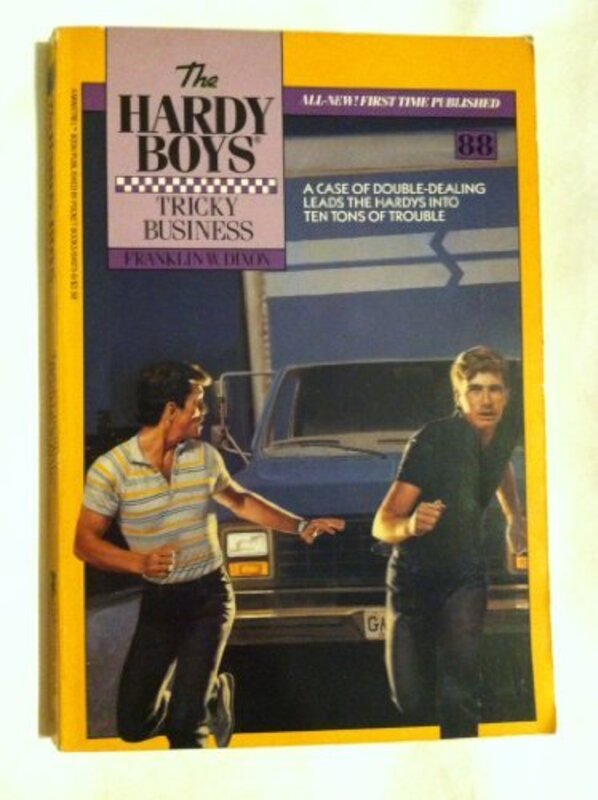 Book cover for "Tricky Business" by Franklin W Dixon