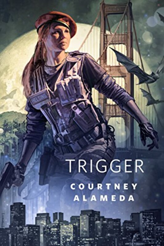 Book cover for "Trigger" by Courtney Alameda