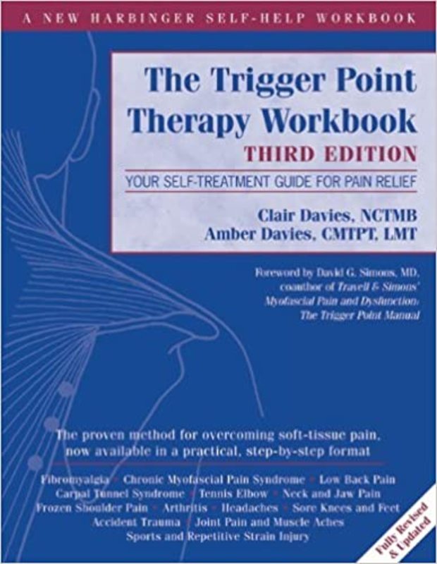 Book cover for "Trigger Point Therapy Workbook" by Clair Davies
