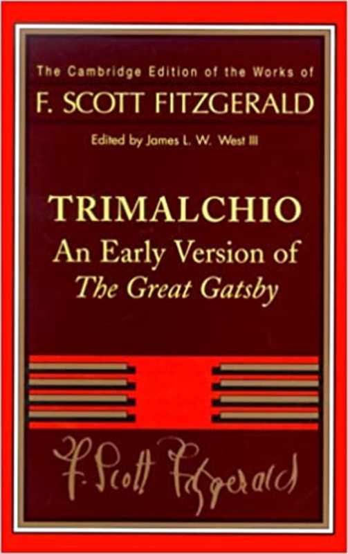 Book cover for "Trimalchio" by F. Scott Fitzgerald
