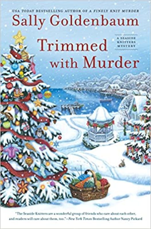 Book cover for "Trimmed With Murder" by Sally Goldenbaum