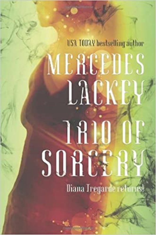 Book cover for "Trio of Sorcery" by Mercedes Lackey