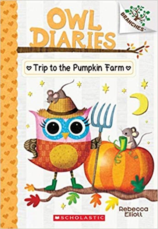 Book cover for "Trip to the Pumpkin Farm" by Rebecca Elliott