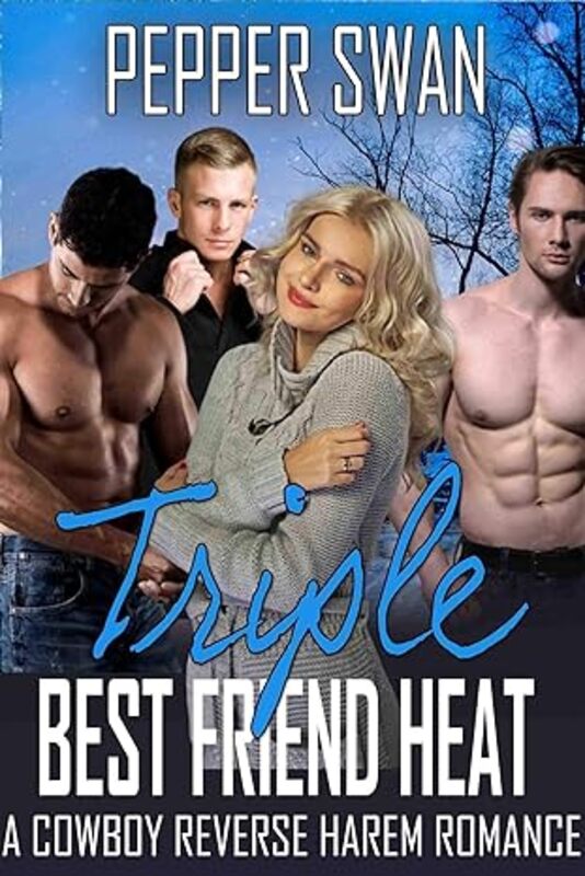 Book cover for "Triple Best Friend Heat" by Pepper Swan