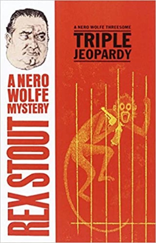 Book cover for "Triple Jeopardy" by Rex Stout