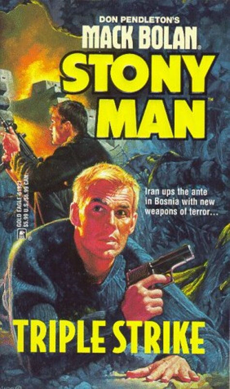 Book cover for "Triple Strike" by Don Pendleton