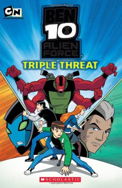 Book cover for "Triple Threat" by Tracey West