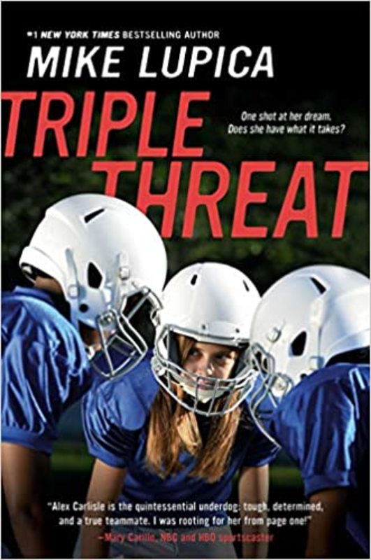 Book cover for "Triple Threat" by Mike Lupica