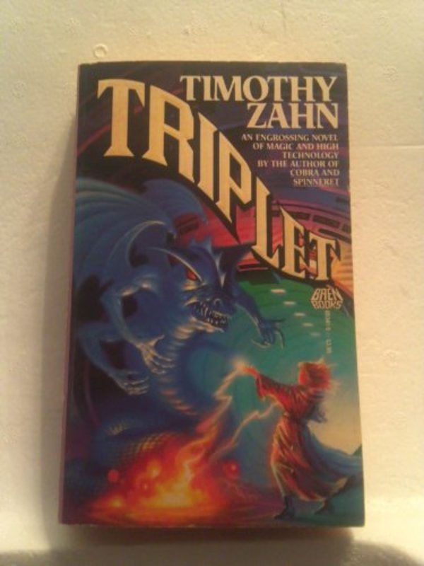 Book cover for "Triplet" by Timothy Zahn