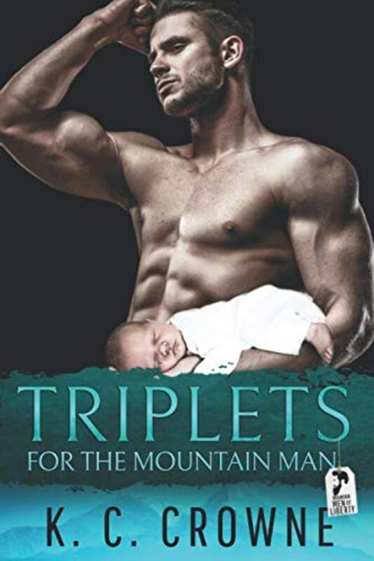 Book cover for "Triplets For The Mountain Man" by KC Crowne