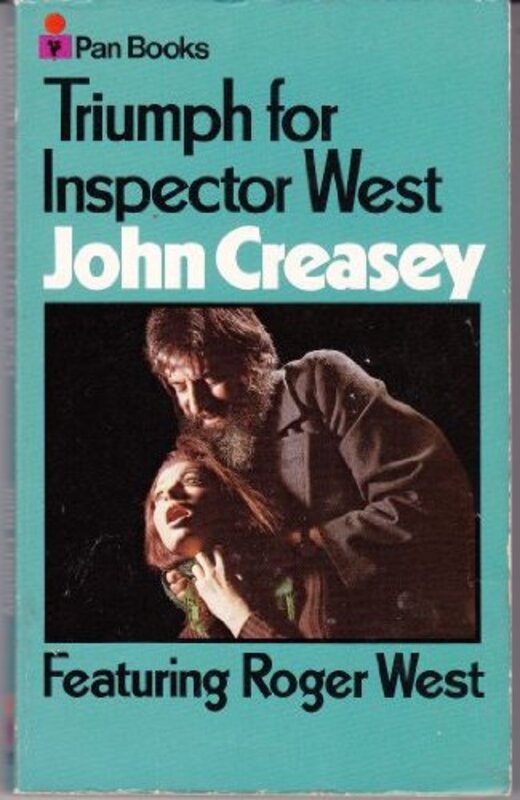 Book cover for "Triumph for Inspector West / The Case Against Paul Raeburn" by John Creasey