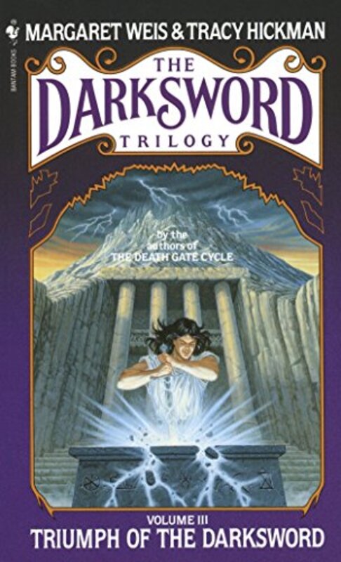 Book cover for "Triumph of the Darksword" by Tracy Hickman