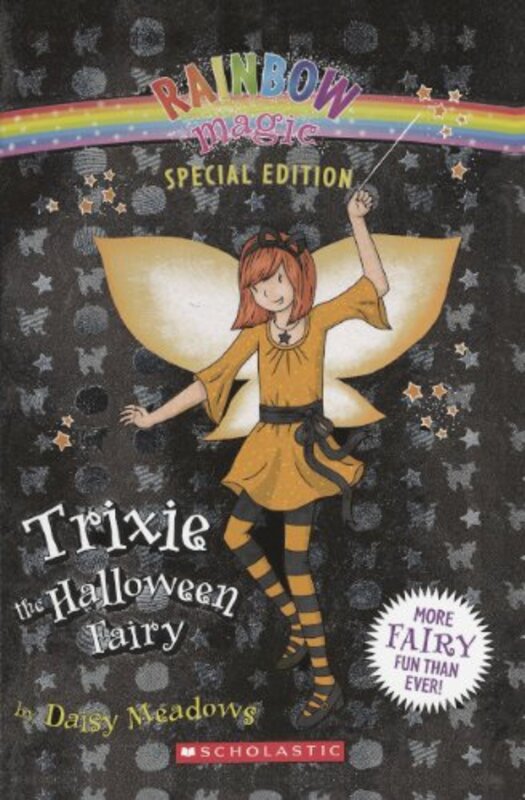 Book cover for "Trixie the Halloween Fairy" by Daisy Meadows