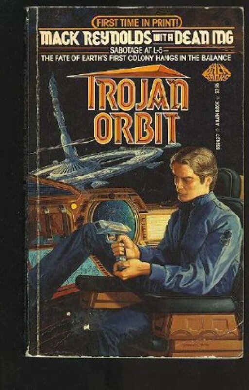 Book cover for "Trojan Orbit" by Dean Ing