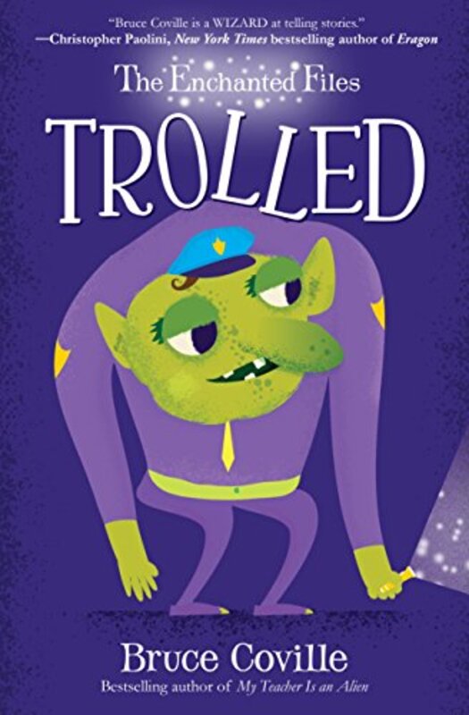 Book cover for "Trolled" by Bruce Coville