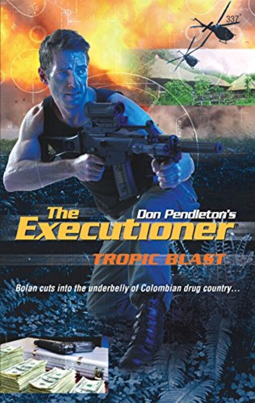 Book cover for "Tropic Blast" by Don Pendleton