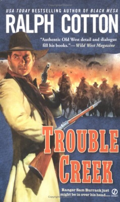 Book cover for "Trouble Creek" by Ralph Cotton