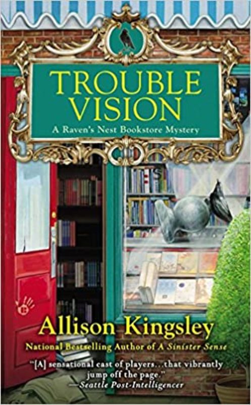 Book cover for "Trouble Vision" by Kate Kingsbury