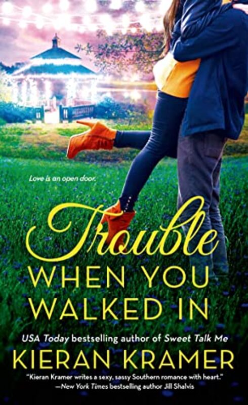 Book cover for "Trouble When You Walked In" by Kieran Kramer