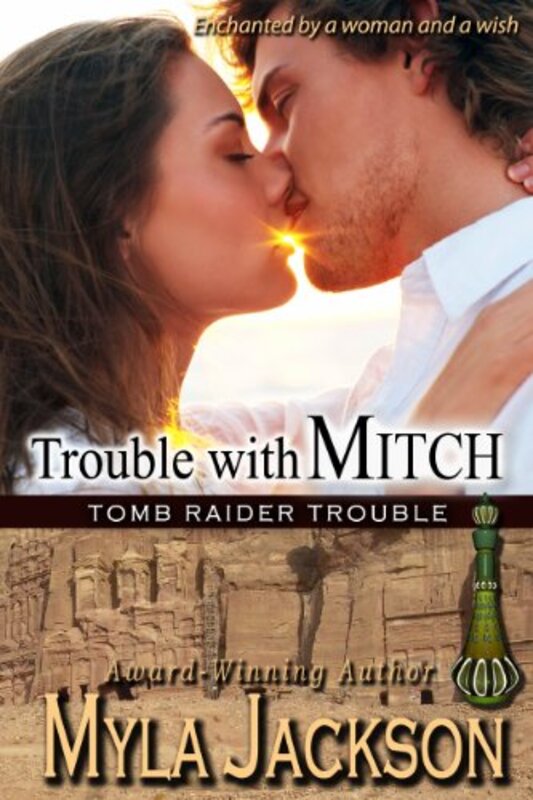 Book cover for "Trouble With Mitch" by Myla Jackson