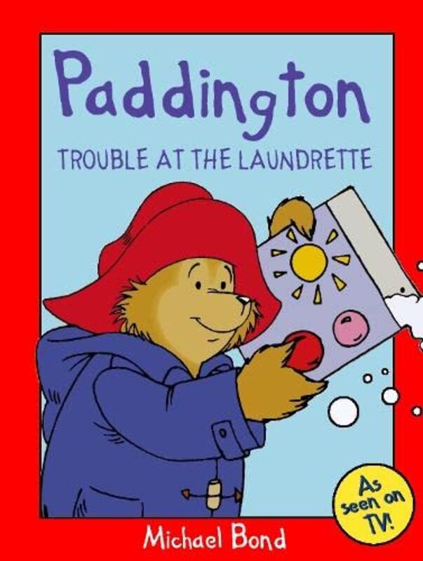 Book cover for "Trouble at the Laundrette" by Michael Bond