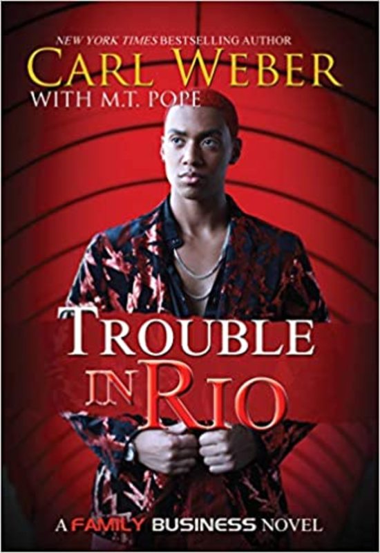 Book cover for "Trouble in Rio" by Carl Weber
