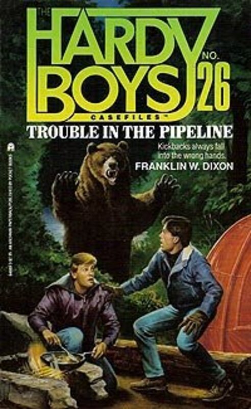 Book cover for "Trouble in the Pipeline" by Franklin W Dixon