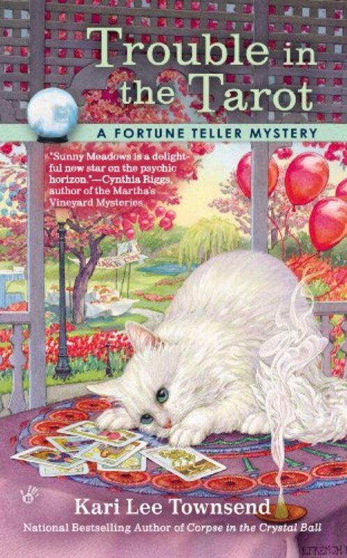 Book cover for "Trouble in the Tarot" by Kari Lee Townsend