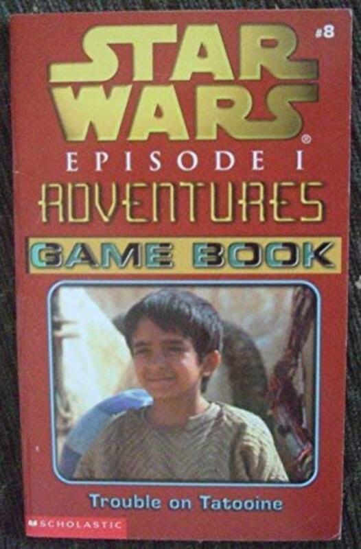 Book cover for "Trouble on Tatooine - Game Book" by Dave Wolverton
