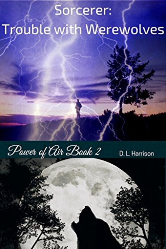 Book cover for "Trouble with Werewolves" by DL Harrison