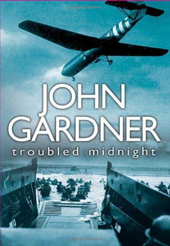 Book cover for "Troubled Midnight" by John Gardner