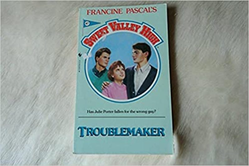 Book cover for "Troublemaker" by Francine Pascal