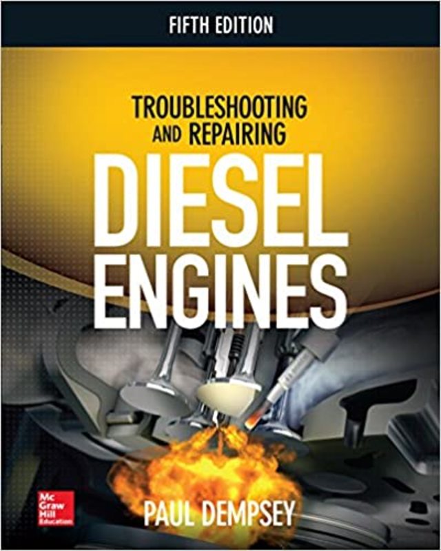 Book cover for "Troubleshooting and Repairing Diesel Engines" by Paul Dempsey