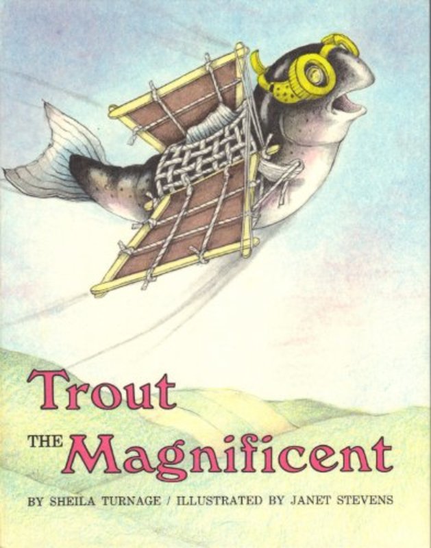 Book cover for "Trout the Magnificent" by Sheila Turnage