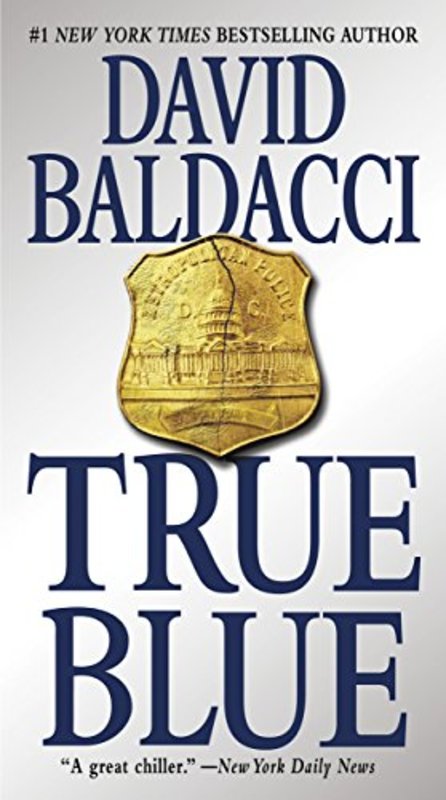 Book cover for "True Blue" by David Baldacci