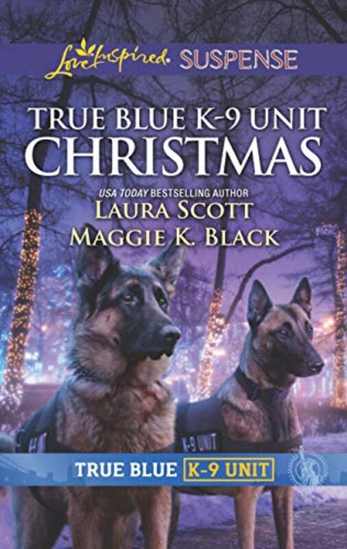Book cover for "True Blue K-9 Unit Christmas" by Maggie K Black