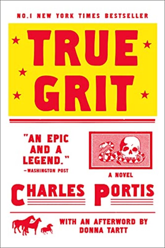 Book cover for "True Grit" by Charles Portis