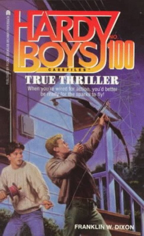 Book cover for "True Thriller" by Franklin W Dixon