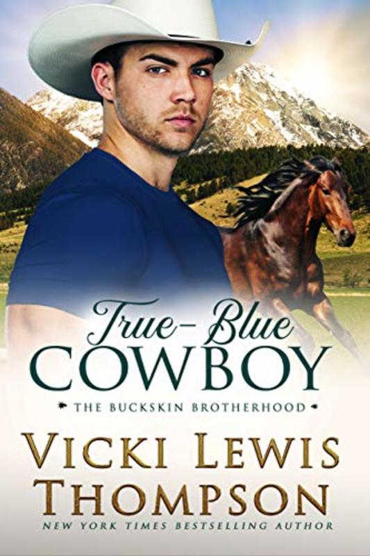Book cover for "True-Blue Cowboy" by Vicki Lewis Thompson