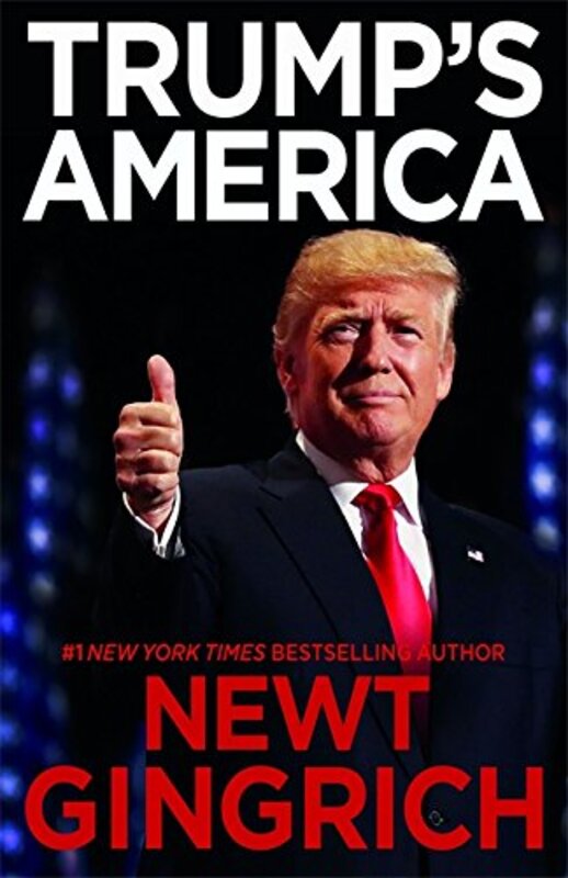 Book cover for "Trump's America"