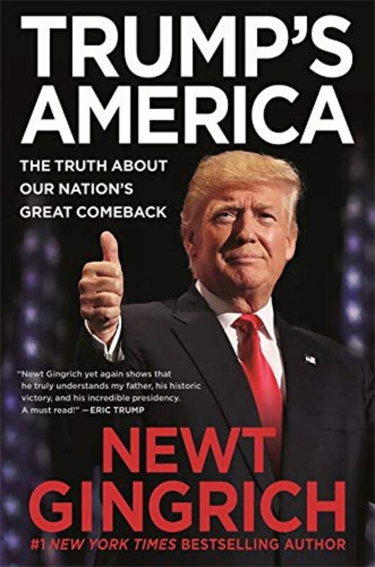 Book cover for "Trump's America"