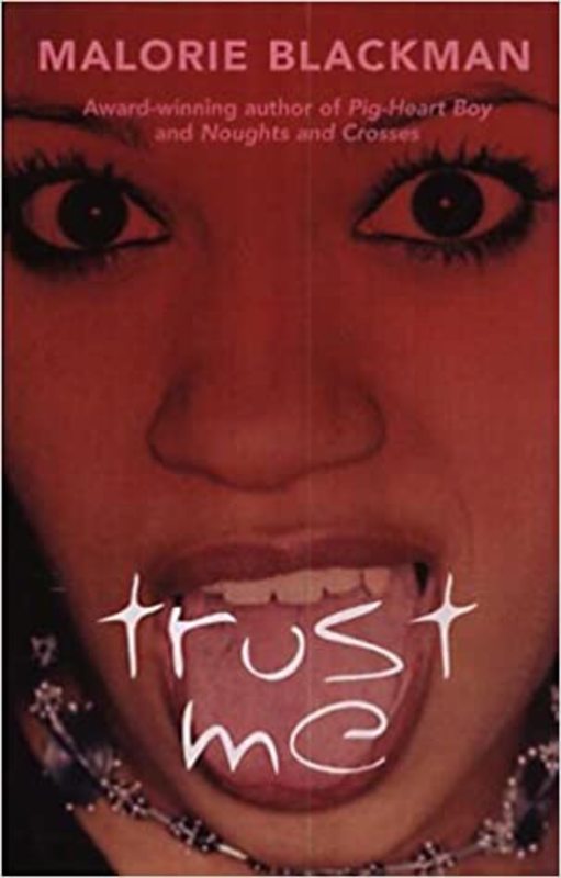 Book cover for "Trust Me" by Malorie Blackman