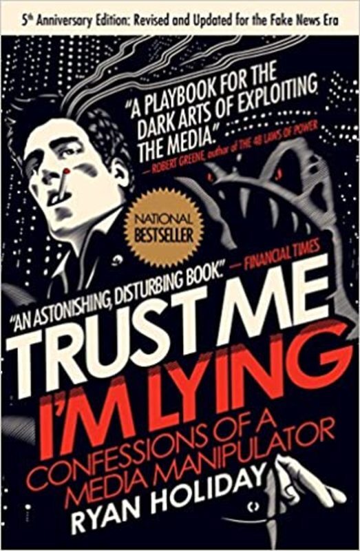 Book cover for "Trust Me, I'm Lying"