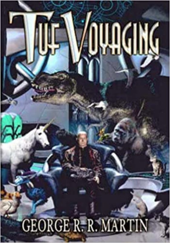 Book cover for "Tuf Voyaging" by George R. R. Martin