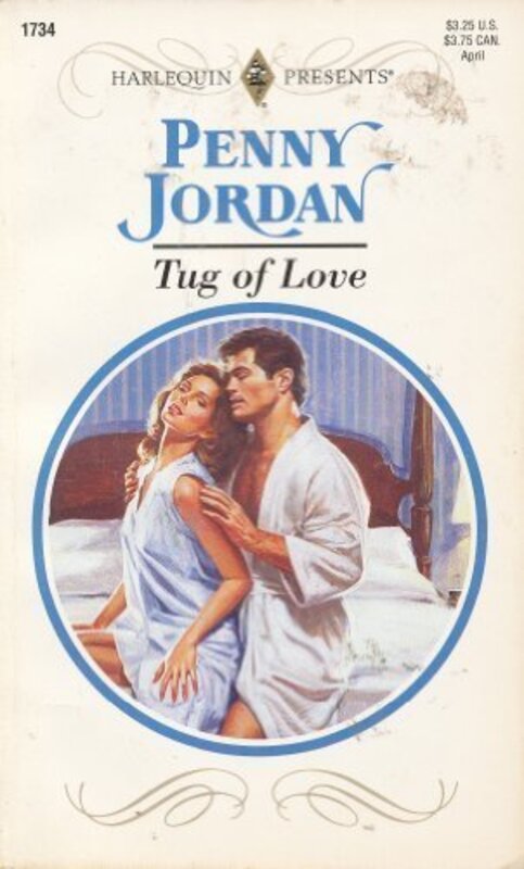 Book cover for "Tug of Love" by Penny Jordan