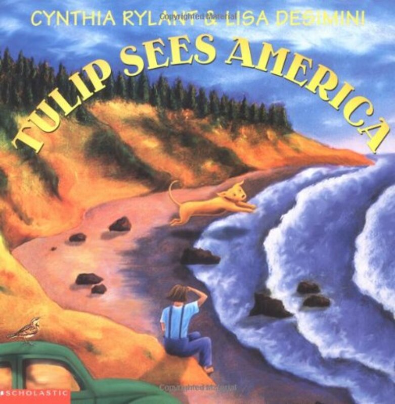 Book cover for "Tulip Sees America" by Cynthia Rylant