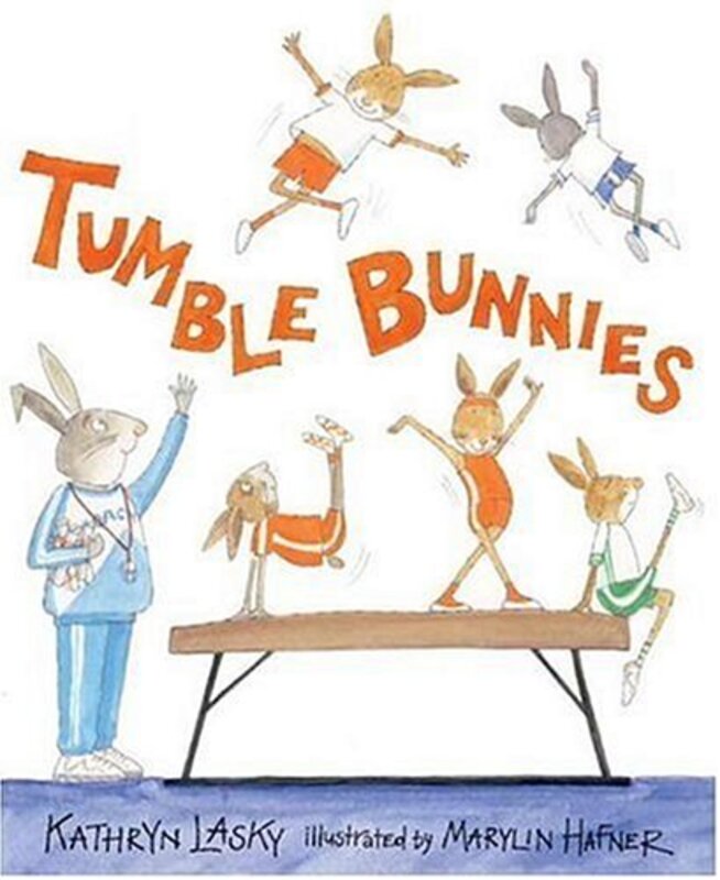 Book cover for "Tumble Bunnies" by Kathryn Lasky