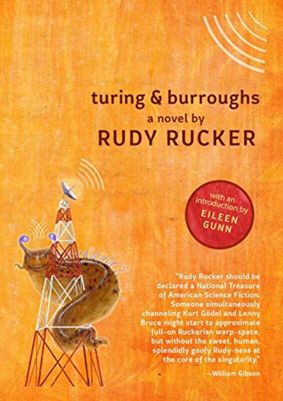 Book cover for "Turing and Burroughs" by Rudy Rucker